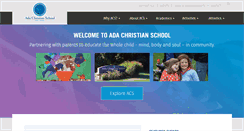 Desktop Screenshot of adachristian.org
